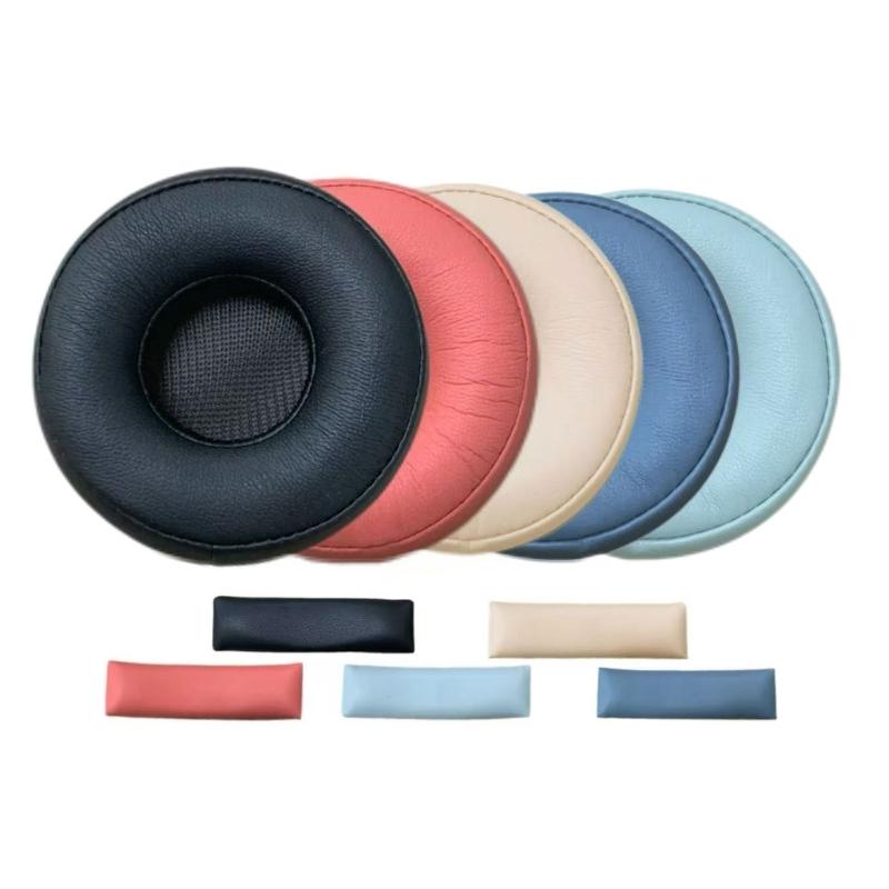 Premium Soft Foam Ear Cushions Ear Pad with Breathable Leather for WHH800 Headphones Earpads Ear Cover Replacement