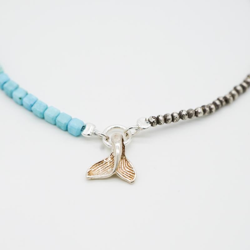 Hakkablacks Mini Turquoise Whaletail Bracelet