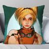 Rikku Anime FFINAL FANTASY Pillow Case Fashion Square Pillowcase Bedroom Sofa Room Ins Decoration Leisure