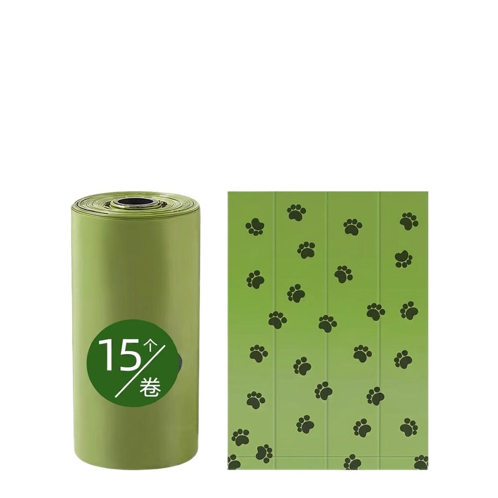 Biodegradable Pet Waste Bags for Dog and Cat Poop Disposal with Leak Proof Design and Easy Tie Handles for Outdoor Use