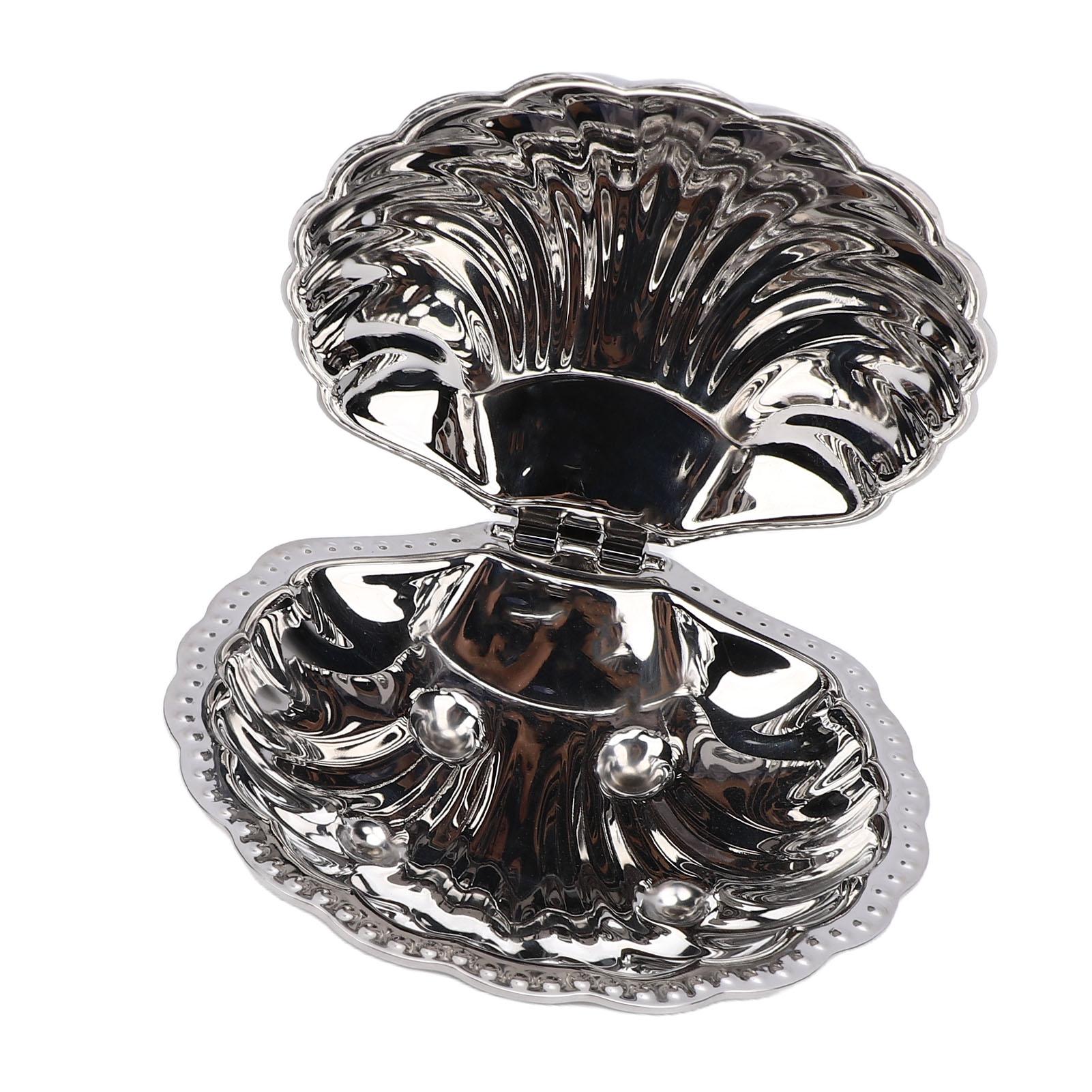 

Jewelry Dish Trinket Tray Decorative Jewelry Plate Serving Tray for Nuts Appetizers Home Party Decor Silver Finish