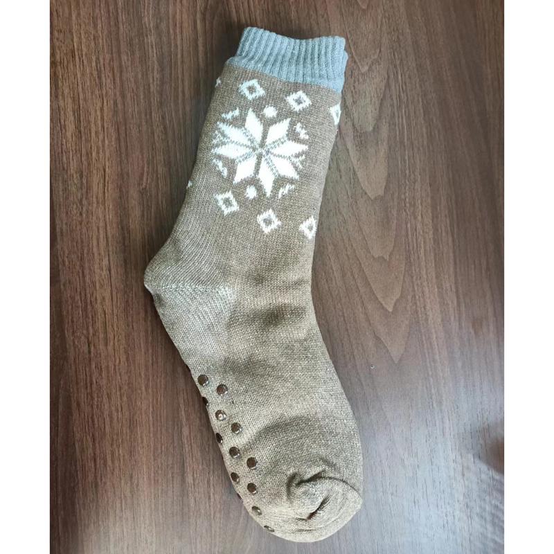Winter Socks Mens Plush Thermal Leopard Warm Short Plus Velvet Non Slip Fluffy Floor Fuzzy Sock Male Camouflage Gift Christmas