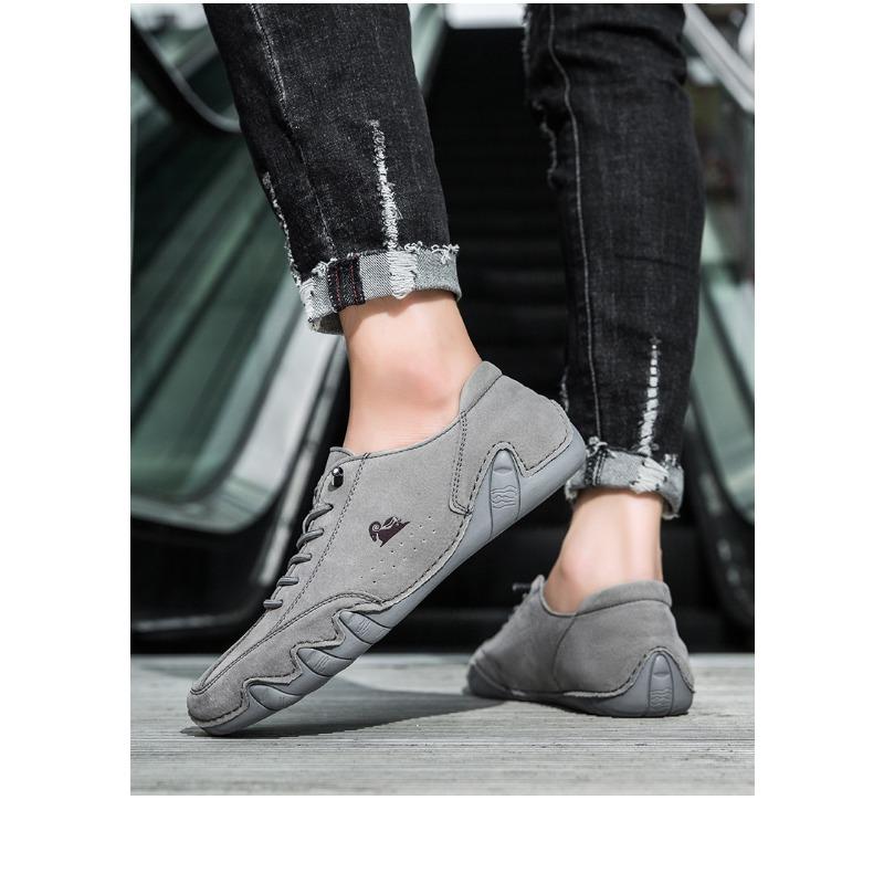 Men's Low Top Casual Sneakers Nude Color Flat Shoes Plus Size Lightweight Walking Footwear