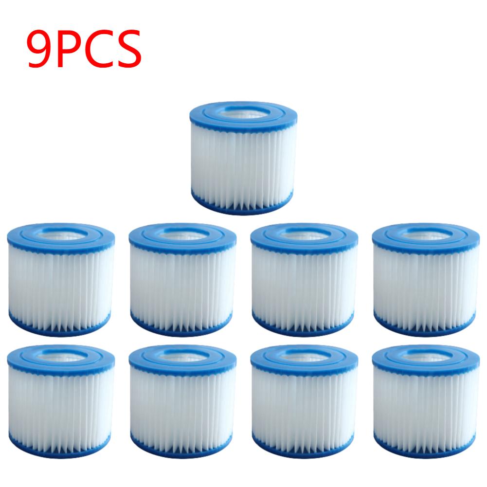 1-15pcs Type VI Spa Filter Cartridge Soft Rubber Ends Pool Filter Replacement Reusable Swimming Pool Filter for Swimming Pools