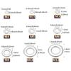 580Pcs Rust Resistant Lock Washer Assortment Flat Washer Kit  Electrical Connections