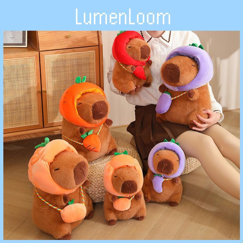 Plush Vegetables Capybara Toy Dolls Room Decoration Children Festivals Gifts