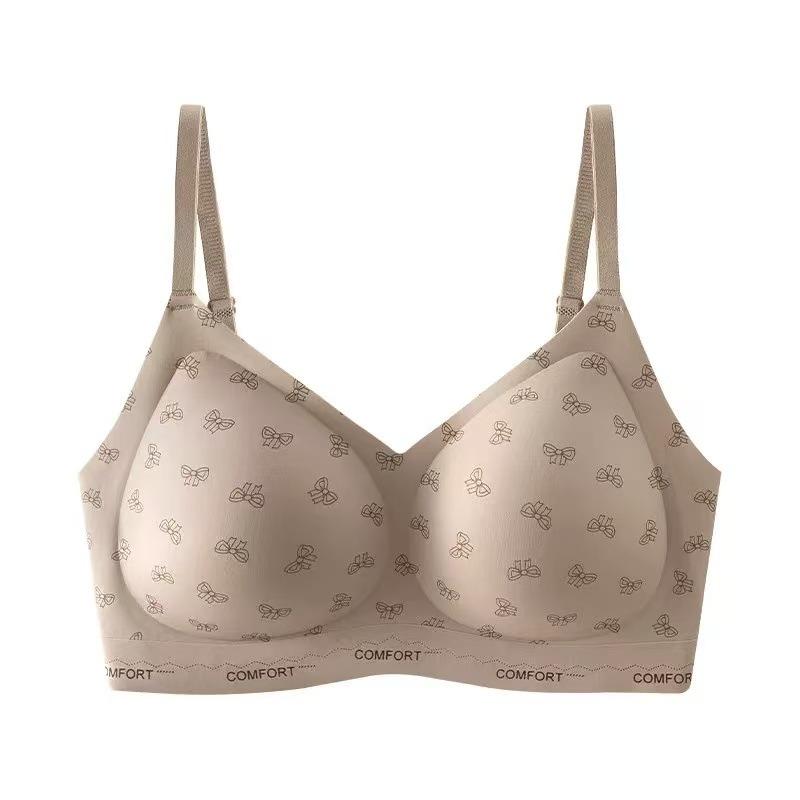 

Бесшовный пуш-ап 1111 новый популярный бюстгальтер с леопардовым принтом для небольшой груди и стройных, бюстгальтер против обвисания для большой груди M=70ABC、34/75ABC