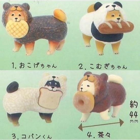 Toizukabin Wooden Carved Shiba Inu Complete Set 4 Types Gacha Capsule Toy