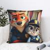Poszewka na poduszkę Zootopia Poliestrowa Poszewka na poduszkę Dekoracja Poszewka na poduszkę Dekoracyjną Sofa Kwadratowa 40x40cm