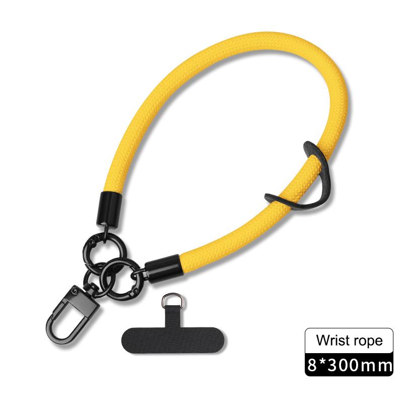 Univerzální šňůrka na telefon proti ztrátě, odnímatelná barevná šňůrka na krk, bezpečnostní poutko na telefon, kroužek na klíče, řetízek, lano s kartou