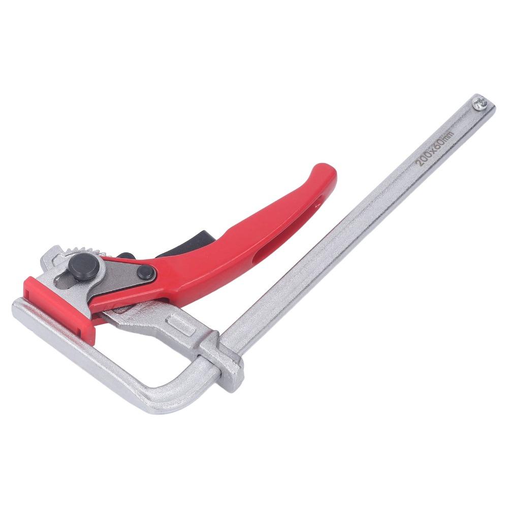 2pcs 530 Lbs Clamping Force Ratcheting Table Clamp Guide Rail Clamp Woodworking