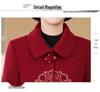 Mom's 2026 Winter Wool Coat - Mother-in-law's Formal Wear for Weddings, Autumn & Winter Style for Middle-aged and Elderly Women