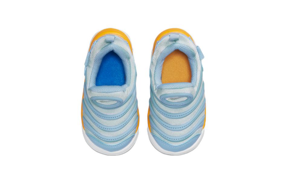 Nike Dynamo Free Slip Resistant Cushioning Abrasion Resistant Low Top Toddler Shoes Blue Infant And Toddler 343938-438