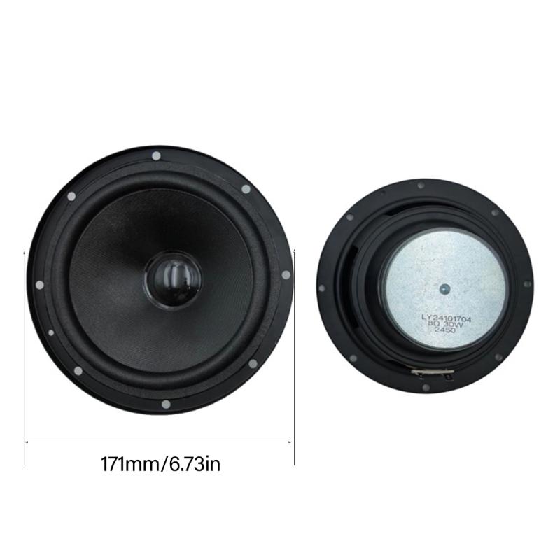 6,5 Zoll 8 Ohm 30 W Wasserfester Mitteltöner Aluminiumrahmen Horn IPX5 Wasserdicht Für Auto Audiosysteme