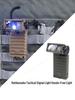 Rattlesnake Multicolor Tactical Signal Headlamp: Hands-Free, Waterproof, IR, White, Red, Blue Lights for Outdoor Use.