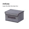 Foldable Non-Woven Storage Box for Clothes and Toys - Large and Dustproof.