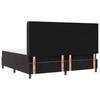 Box Spring Bed with Mattress Black 200 X 200 Cm Velvet