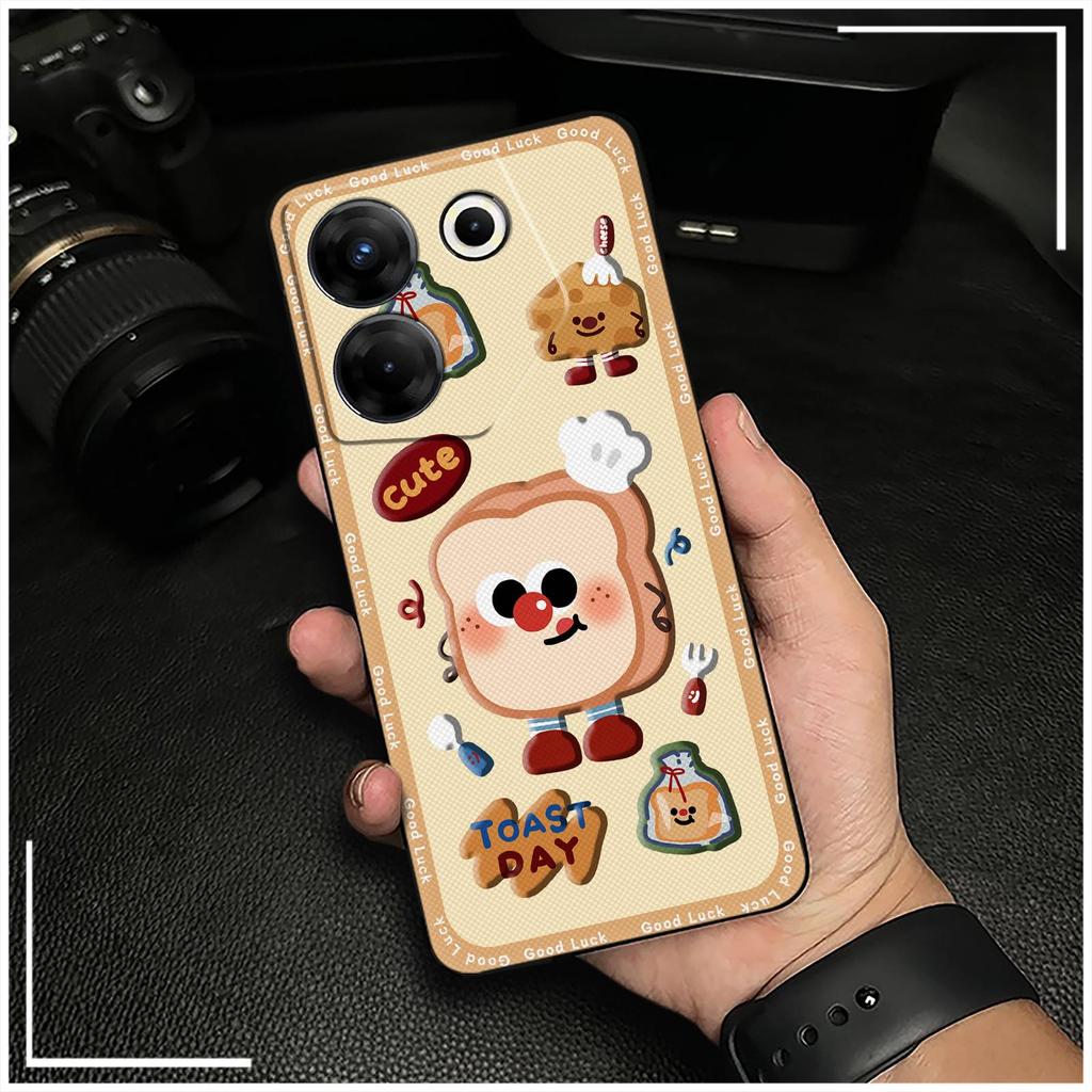 TPU Shockproof Phone Case For Tecno Camon20 Pro 5G/CK8n Silicone Fashion Design Dirt-resistant Anti-knock Graffiti Cute