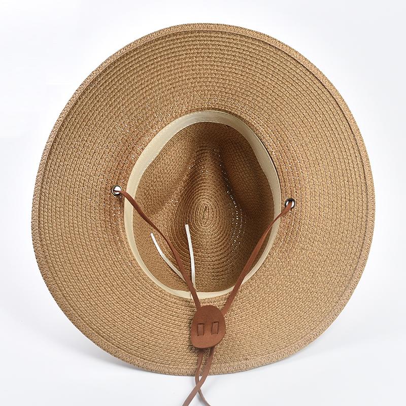 Summer Wide Brim Sun Hats for Women Men Girls Seaside Travel Foldable Straw Hat Panama Soft UV Protection Sun Shade Hat
