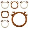 Warm Winter Plush Steering Wheel Cover Reindeer Antler Steering Wheel Cover  Cars SUVs Trucks