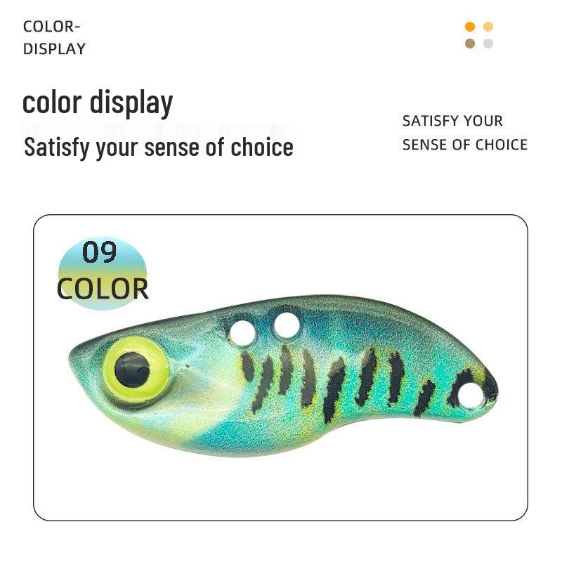 

2.5г Микро VIB Одинарный Крючок Металлическая Вибрирующая Приманка для Окуня и Окуня 3g