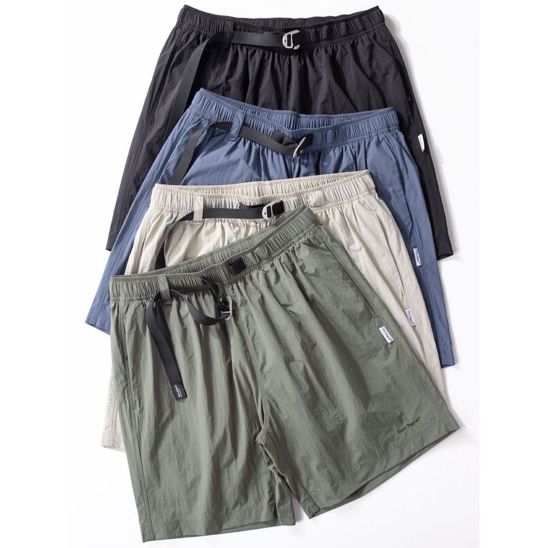 Shorts Men's Summer New Arrival Three-Proof Elastic Waist Lightweight Cropped Pants Quick-Drying Loose Outdoor Casual Functional Beach Pants