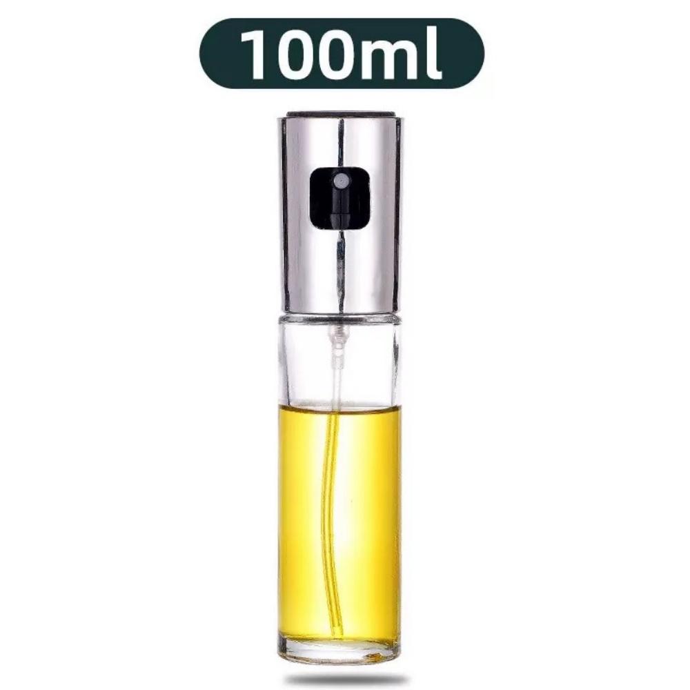 Portable 100ml Stainless Steel Cooking Olive Oil Sprayer, Kitchen Mini Oil Sprayer Small Tool, Vinegar Bottle Oil Sprayer for Ai