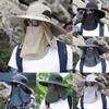 Uv Protection Fishing Hat For Men With Large Brim And Quickdry Breathable Material For Outdoor Sports