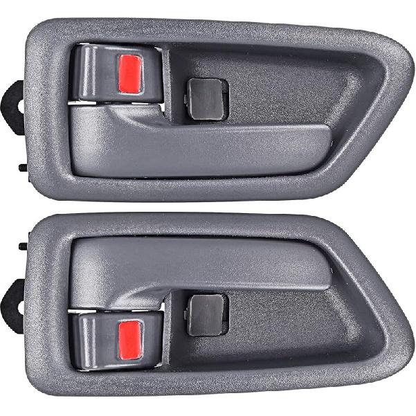 FAERSI 2Pcs Ide Interior Door Handle Front Rear Driver & Passenger Side Replacement For 1997 1998 1999 2000 2001 Toyota Camry Beige/Tan