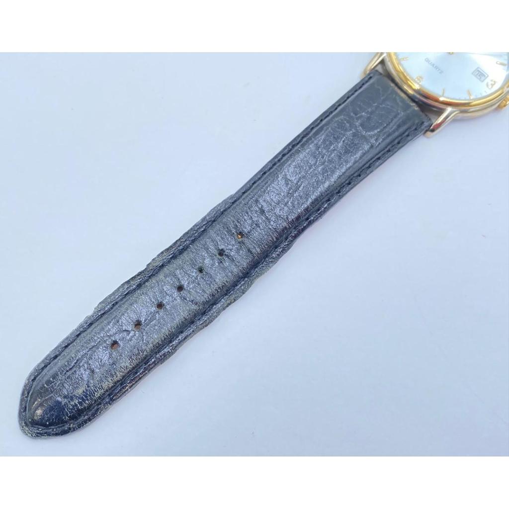 Used BULOVA Gold Quartz Watch Men's