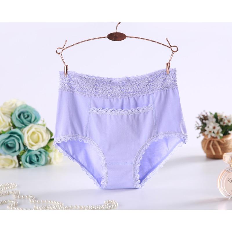 Medium High Waist Cotton Plus Briefs Size Women's Underwear Pocket Knickers Style Big Red Triangle Panties