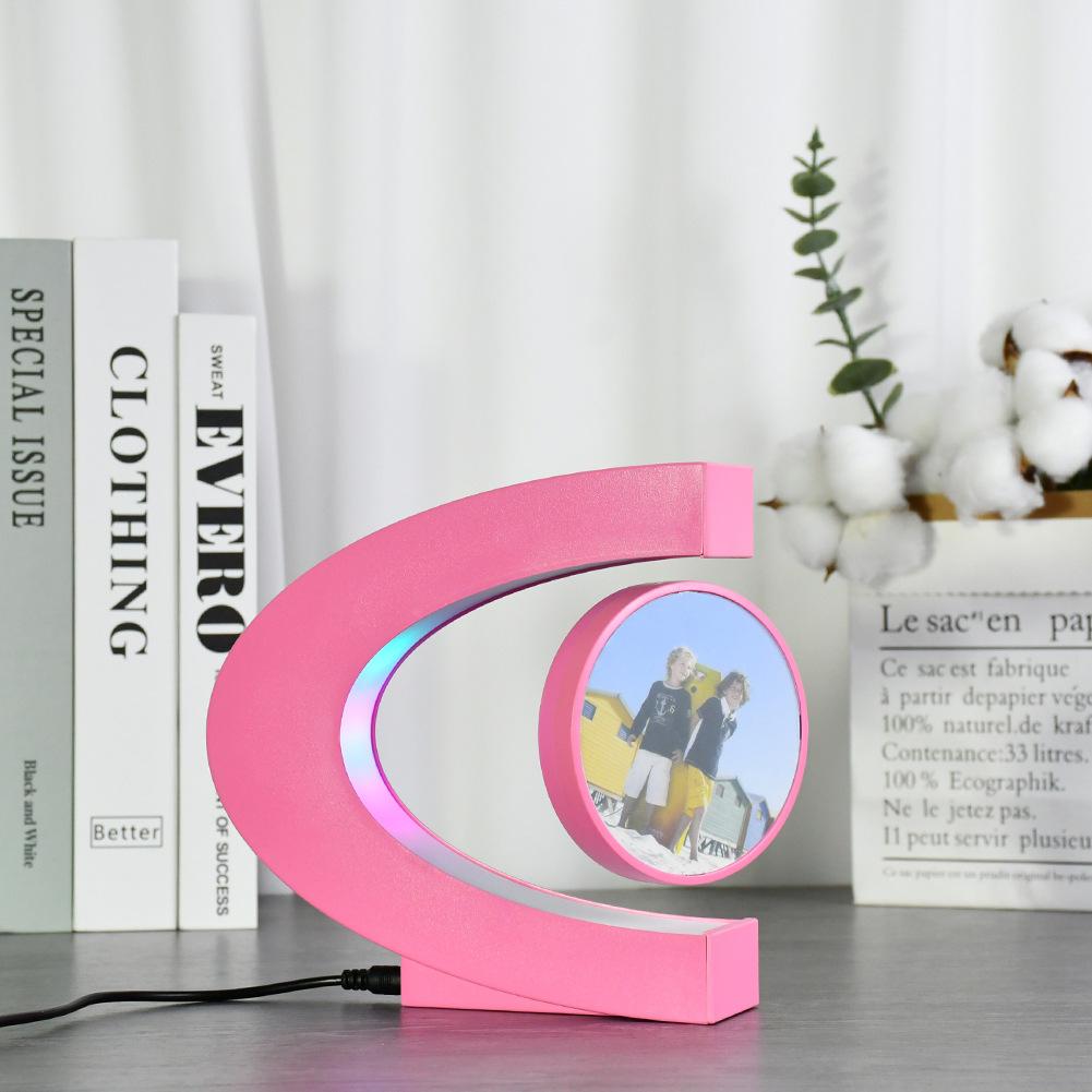 Creative Magnetic Levitation Photo Frame Photo Album Light Display Item Practical Exquisite Gift Home Decoration Handicraft