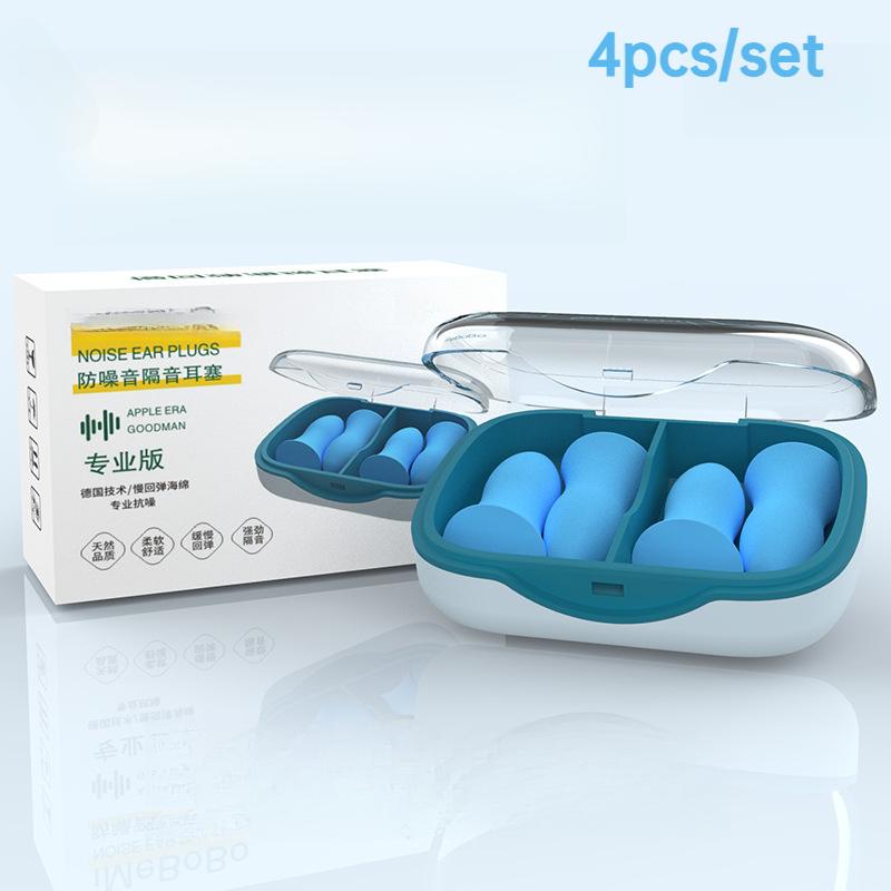 Støyreduserende skumørepropper for søvn, studier og snorkereduksjon – Supermyke ørepropper for voksne (4/10-delt sett)