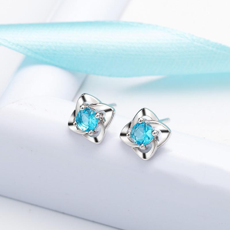 

Серьги Lindon Серьги-подвески для женщин Подарки на свадьбу синий