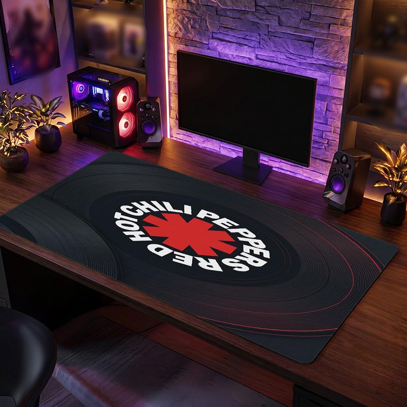 Red Hot Chili Peppers Print Large Mouse Pad Smooth Surface Anti?Slip Desk Mat For Gaming Office Laptop Decoration
