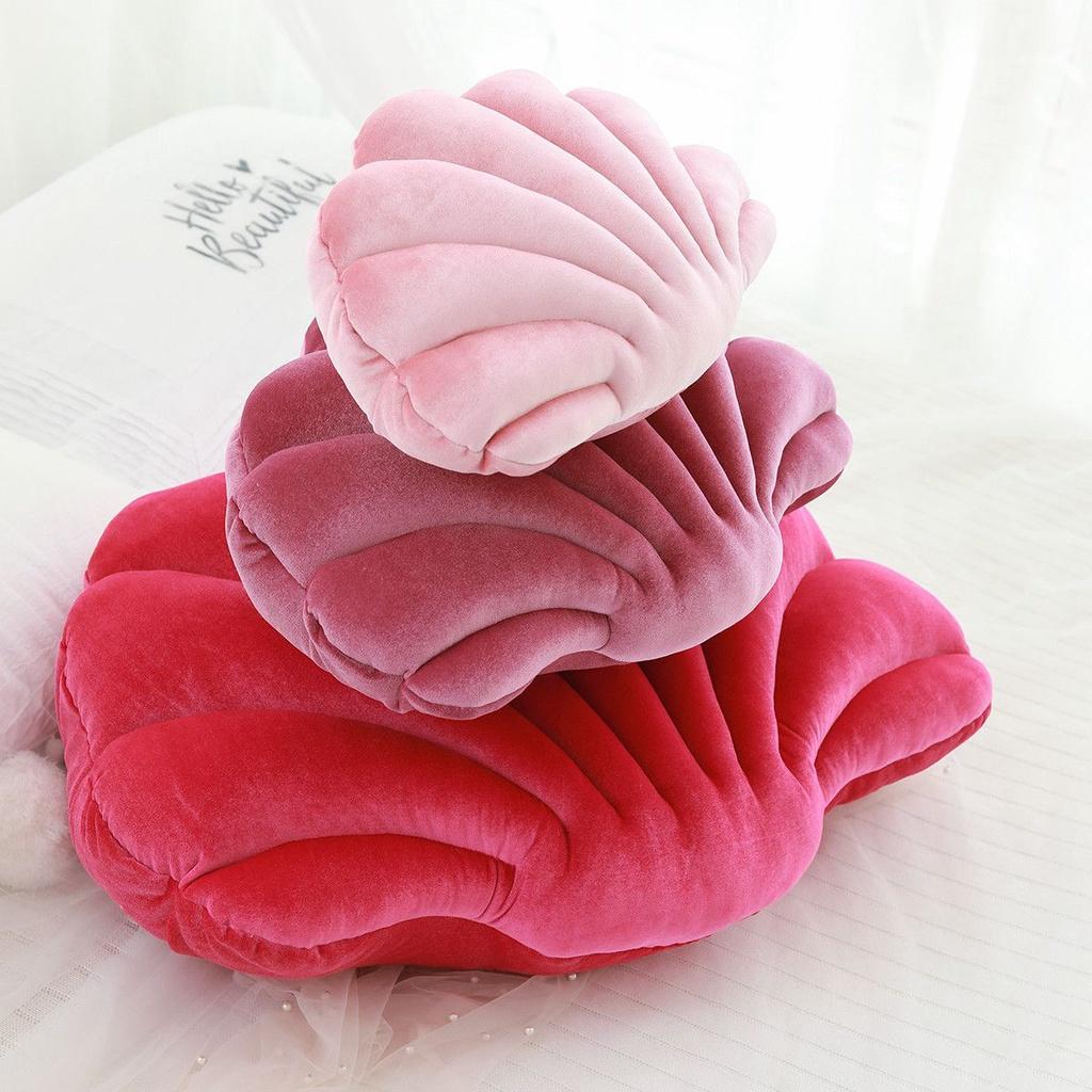 Soft Seashell Plush Pillow For Home Decorating Office And Siesta