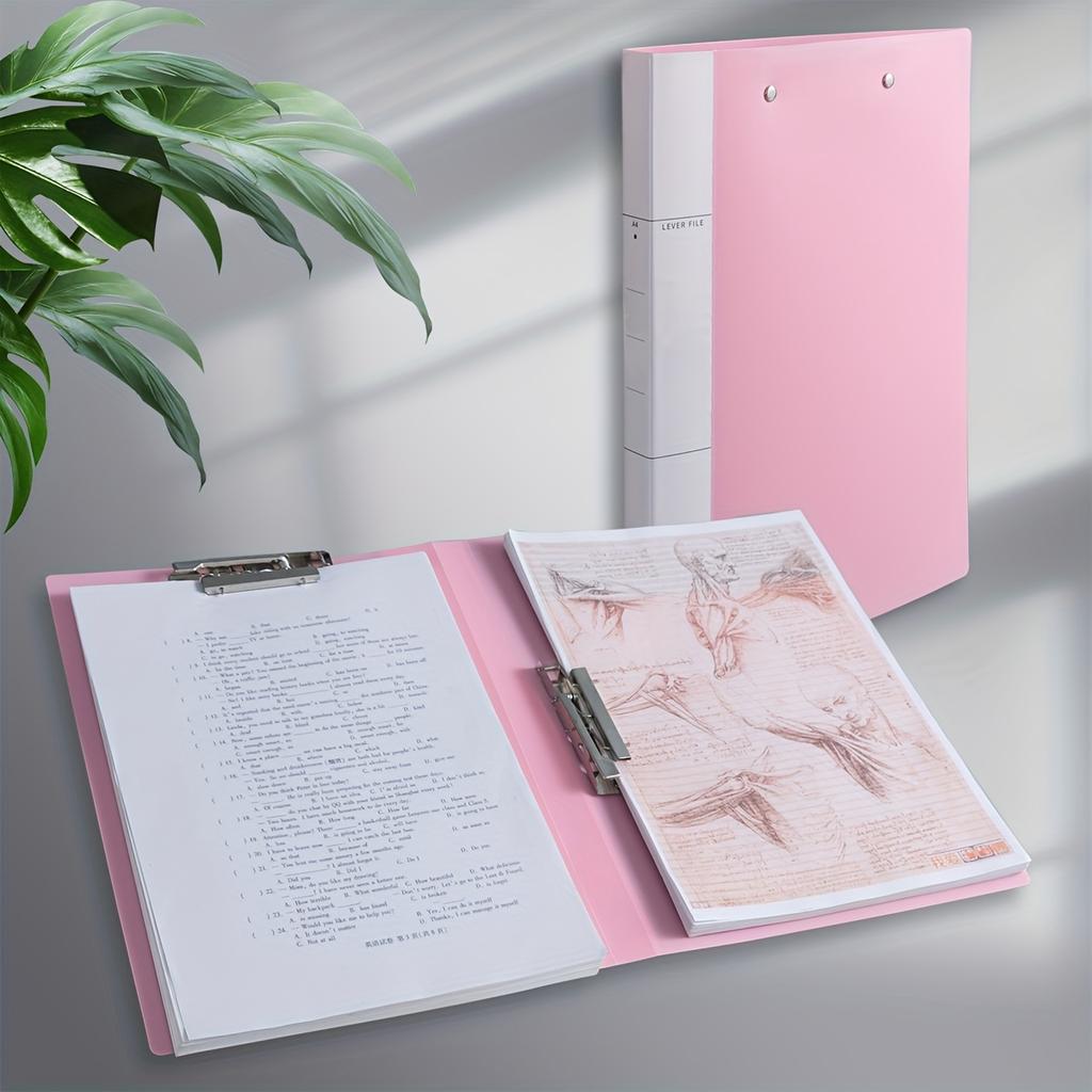 NEW A4 Folder Strong Single Clip Office Supplies For Archives File Folder Binder Display Book School Office Stationery Supplies