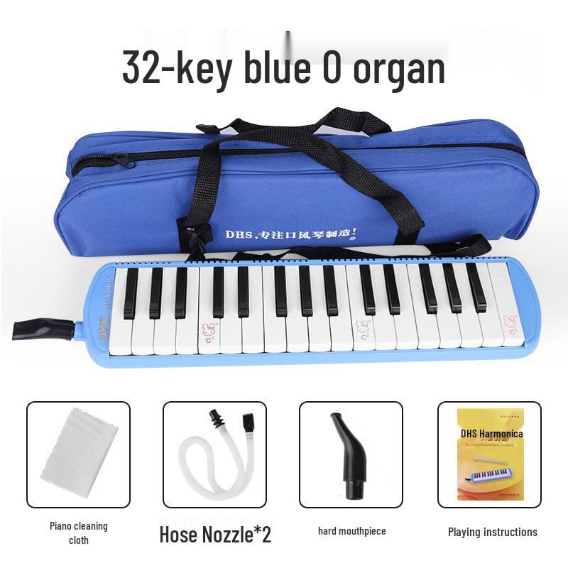 Qimei 37-Key Harmonica for Students, Teacher-Recommended 32-Key Harmonica for Children