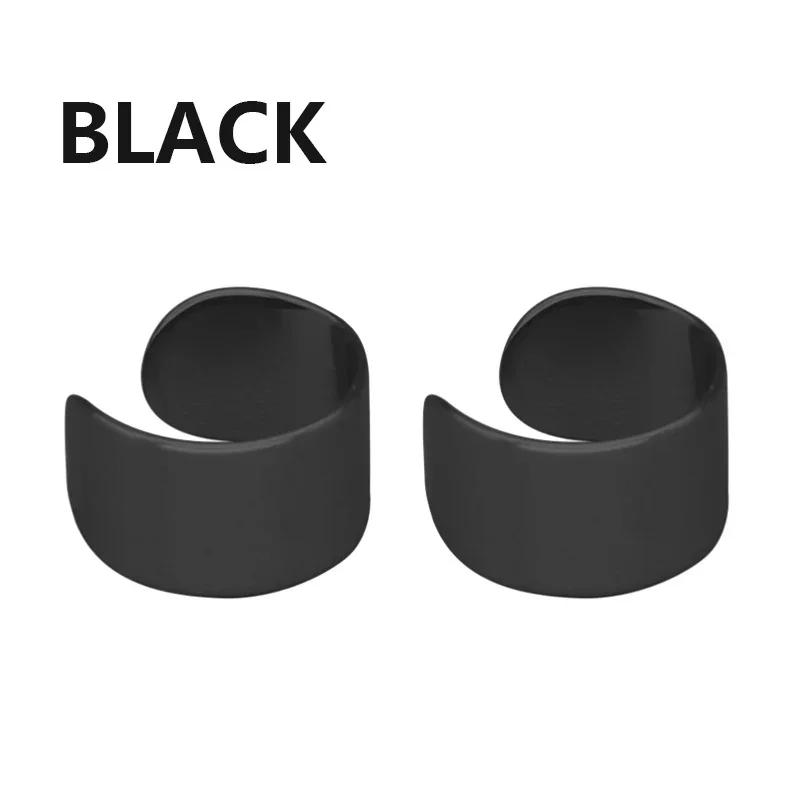 1 pár pánských módních ušních dírek s magnetem zirkonem z nerezové oceli s falešnými náušnicemi, unisex, nenapichovací náušnice