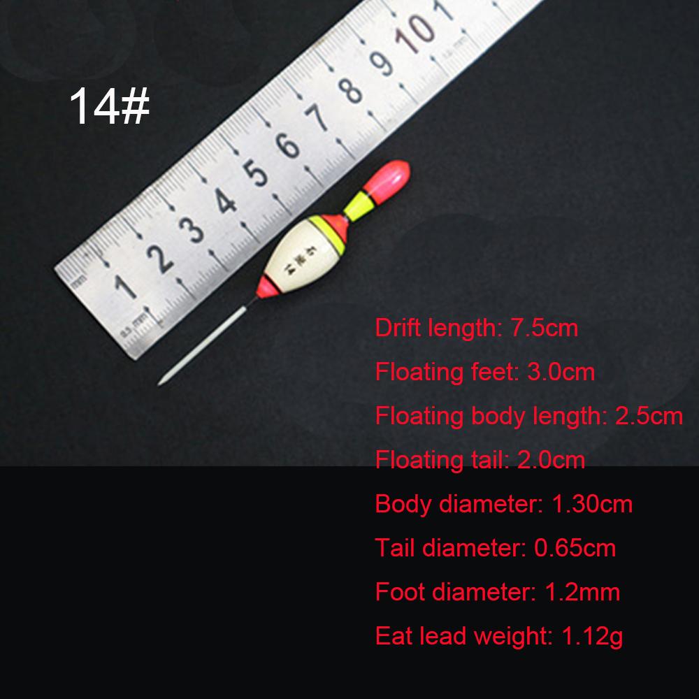 New Eye-catching Portable Balsa Flotteur Wooden Balsa Wood Thick Tail Fishing Floats