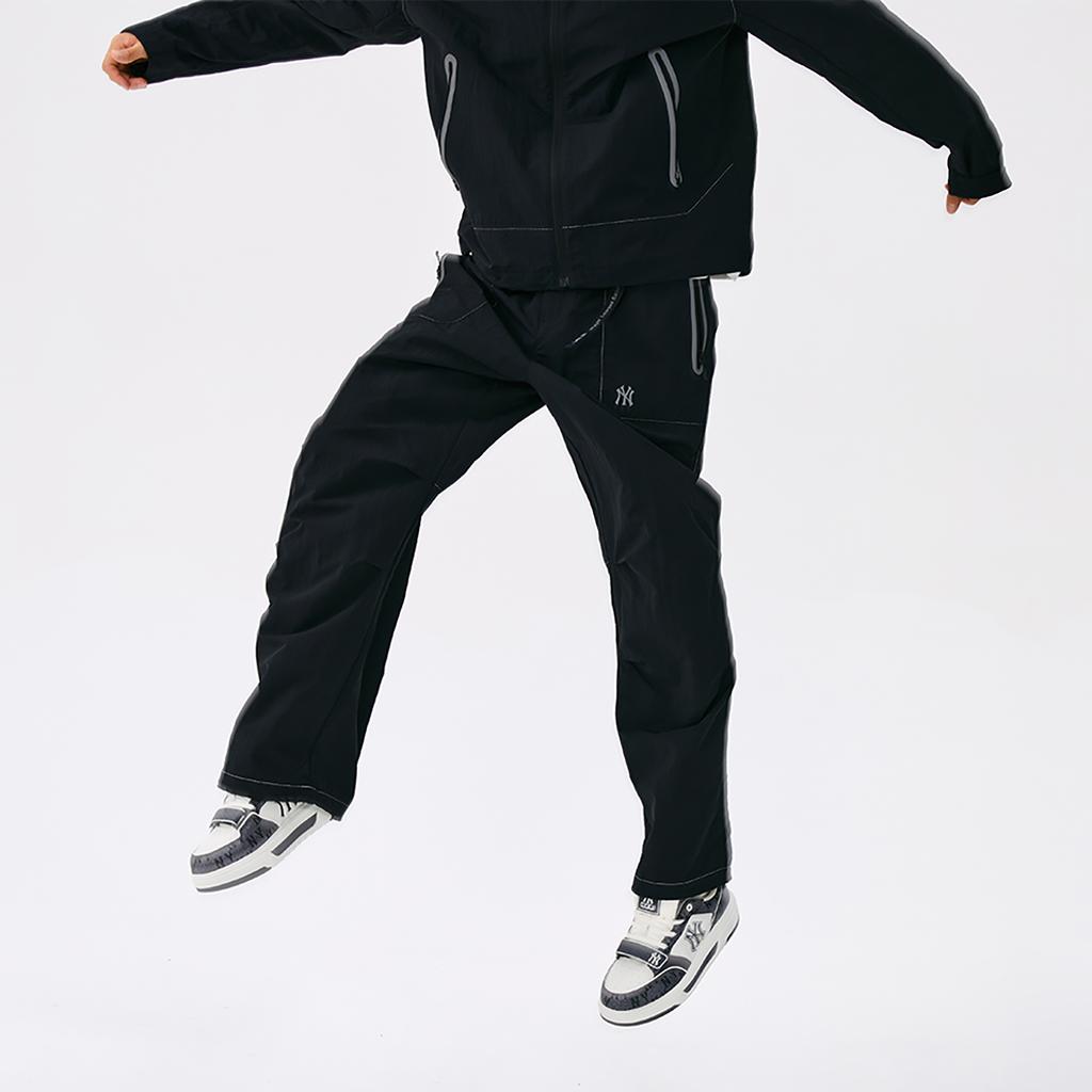 New MLB New York Yankees Basic Collection 25FW Casual Pants Unisex Standard Black 3AWPB0954-50BKS