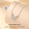 Sterling Silver Butterfly Necklace for Women - Elegant Gift for Birthdays or Christmas 2023