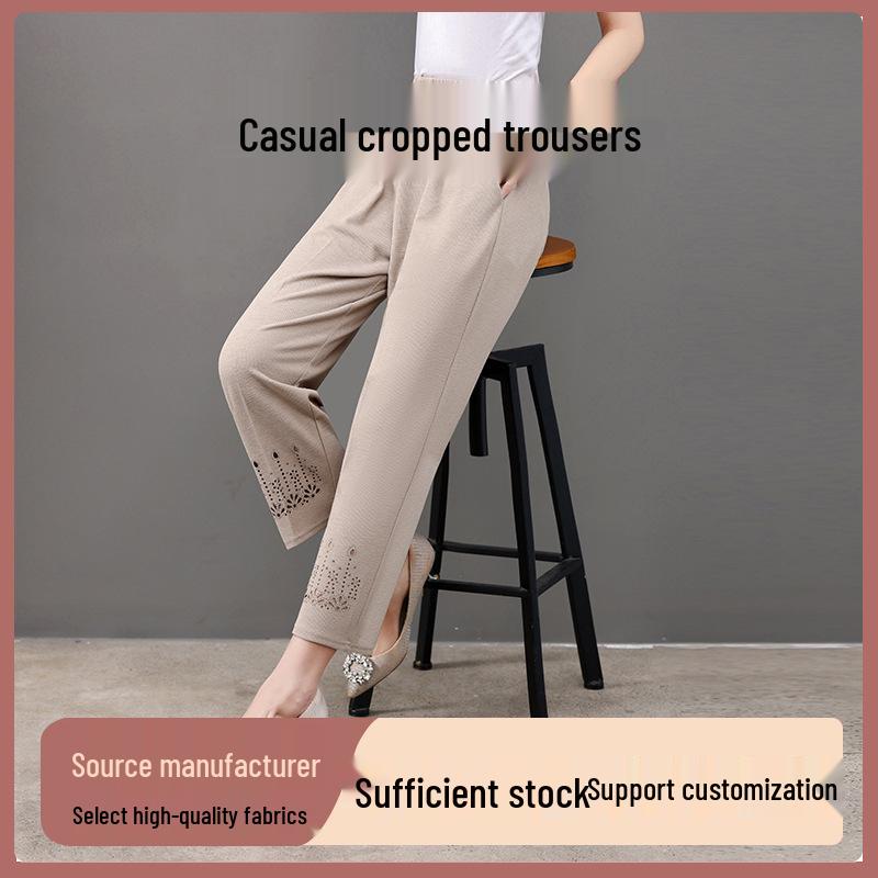 

Casual High-Waisted Slimming Elastic Pants for Women 4XL