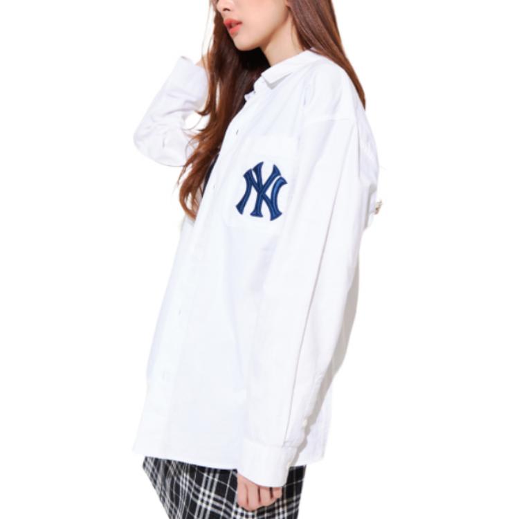 New MLB New York Yankees Shirt Unisex White 3AWS03121-50WHS