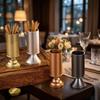 Rust-Proof Toothpick Holder Aluminum Zinc Zinc Alloy Toothpick Box Durable Toothpick Stand  Dining Tables