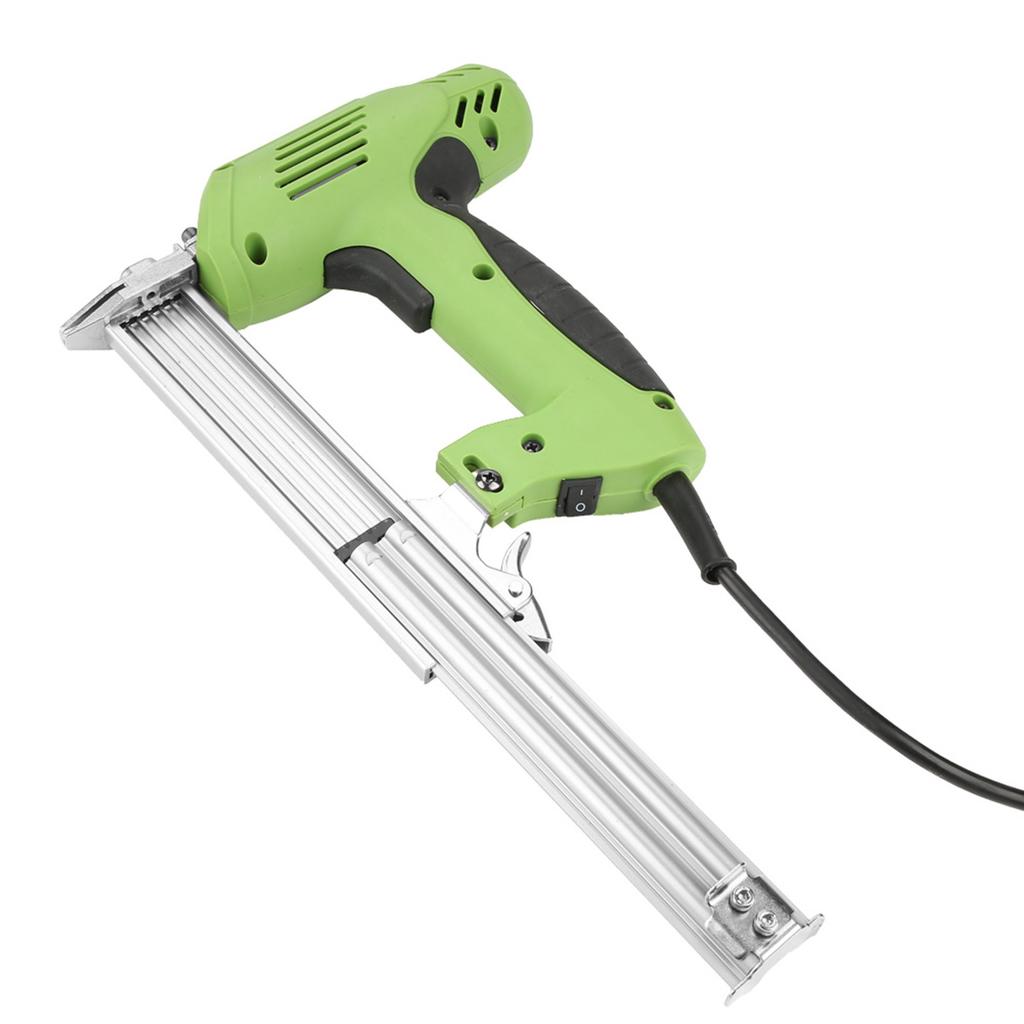 Electric Nail Gun Ergonomic Soft Grip Multifunctional Corded Straight Brad Nailer for Furniture