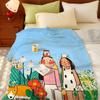 Artist P-Pdohk Throw Flannel Throw Blanket, Lightweight Cozy, Durable Washable Cute Cool