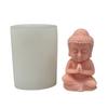 Buddhas Monk Shape Silicone Molds DIY Epoxy Resin Molds Table Ornament Mould Candle Plasters Making Tool Easy-to Clean