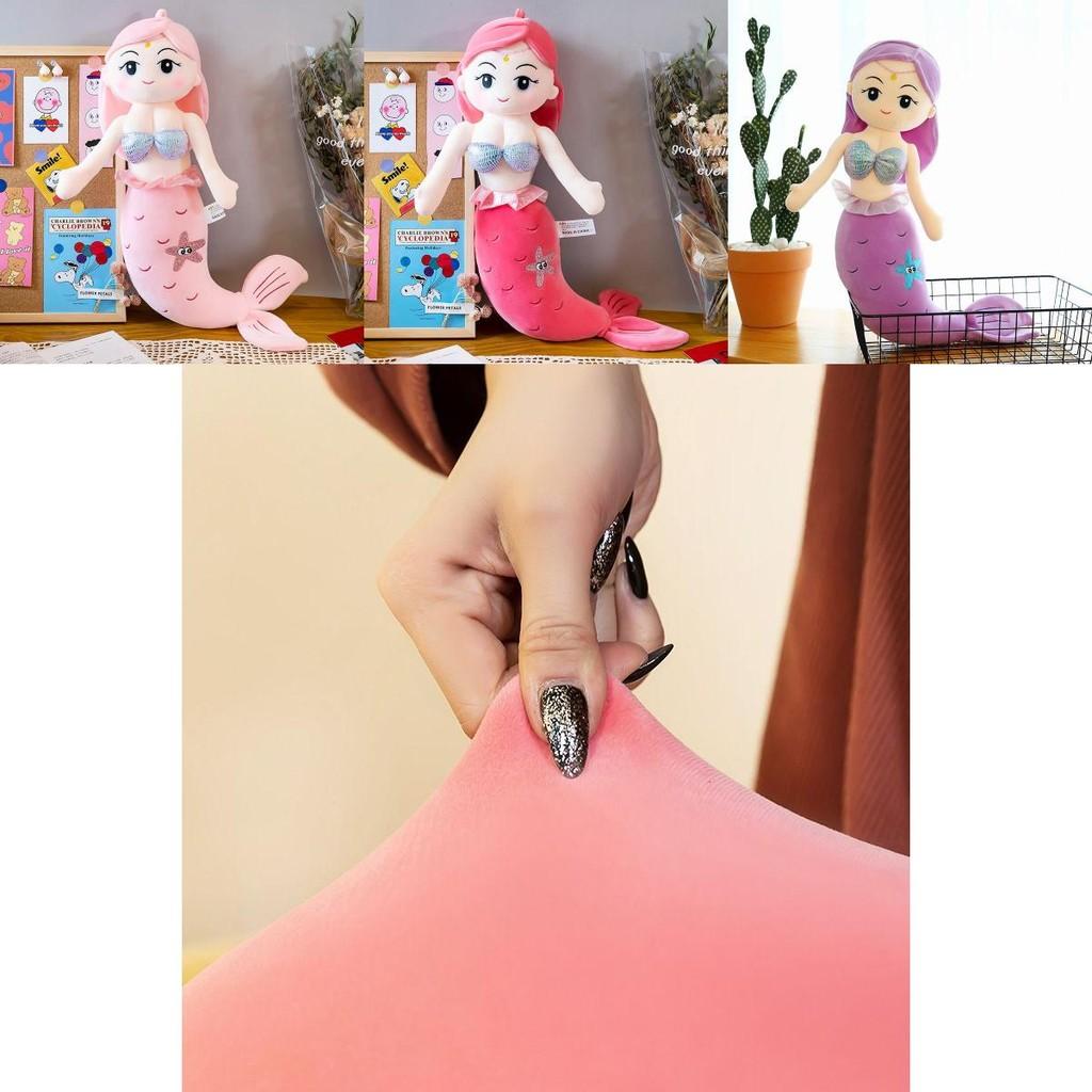 Adorable Mermaid Stuffed Plush Doll Soft Toy Perfect For Girls Birthday Gifts