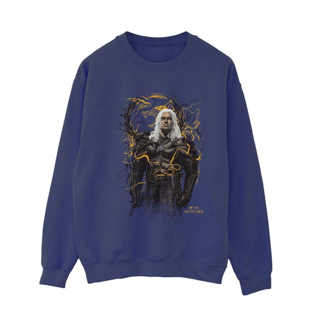 Netflix Womens/Ladies The Witcher Wolf Sweatshirt